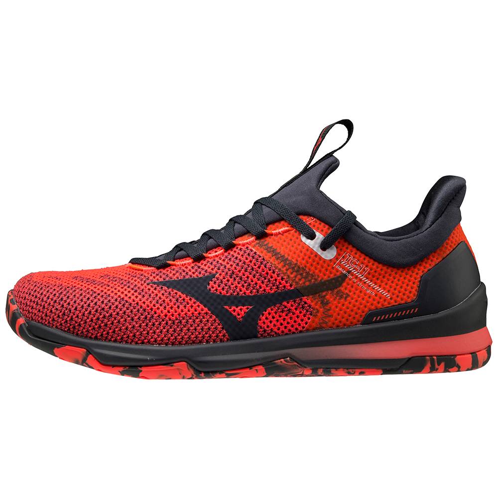 Mizuno TC-11 - Erkek Antrenman Ayakkabısı - Kırmızı/Siyah Türkiye (EBZIRK-978)